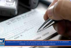 Bankalarin Sorumlu Olduklari Karşiliksiz Çek Üst Tutari 9.270 Tl'ye Çikarildi