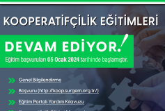 Kooperatifçilik Eğitimleri Devam Ediyor