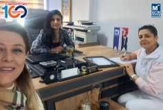 Başkanimiz Sayin Eroğlu, Oda'miz Üyesi Sayin Hilal Karakoç'u Yeni Adresinde Ziyaret Etti