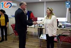 Çorlu Belediye Başkan Aday Adayi Emre Köprülü, Başkan Eroğlu'nu Makaminda Ziyaret Etti