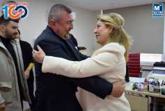 Çorlu Belediye Başkan Aday Adayi Emre Köprülü, Başkan Eroğlu'nu Makaminda Ziyaret Etti