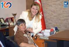 Çorlu Belediye Başkan Aday Adayi Fatma Gürel, Başkan Eroğlu'nun Konuğu Oldu