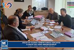 Aralik Ayi Olağan Yönetim Kurulu Toplantisi, 12 Aralik Sali Günü Gerçekleştirildi
