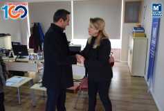 Çorlu Belediye Başkan Aday Adayi Yildiray Arici, Eroğlu'nu Makaminda Ziyaret Etti