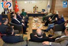 Büyükşehir Belediye Başkan Aday Adayi Candan Yüceer, Eroğlu'nun Konuğu Oldu