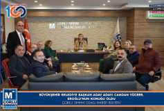 Büyükşehir Belediye Başkan Aday Adayi Candan Yüceer, Eroğlu'nun Konuğu Oldu