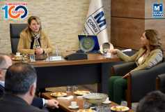 Büyükşehir Belediye Başkan Aday Adayi Candan Yüceer, Eroğlu'nun Konuğu Oldu