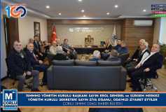 İsmmmo Yönetim Kurulu Başkani Sayin Erol Demirel Ve Sürgem Merkez Yönetim Kurulu Sekreteri Sayin Ziya Disanli, Oda'mizi Ziyaret Ettiler