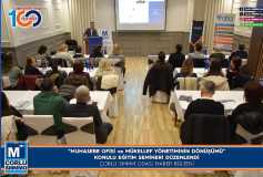 ''muhasebe Ofisi Ve Mükellef Yönetiminin Dönüşümü'' Konulu Eğitim Semineri Düzenlendi