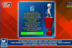 07 Aralik 2023 Perşembe Günü (Yarin) Yapilacak Olan ''vergi Düzenlemeleri Kapsaminda Enflasyon Düzeltmesi'' Konulu Eğitime Katilacak Değerli Üyelerimizin Dikkatine!