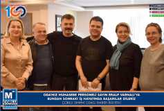 Oda'miz Muhasebe Personeli Sayin Eralp Varnali'ya, Bundan Sonraki İş Hayatinda Başarilar Dileriz