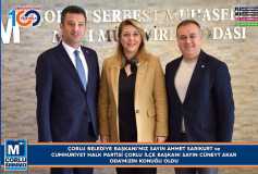 Belediye Başkani'miz Sayin Ahmet Sarikurt Ve Chp Çorlu İlçe Başkani Sayin Cüneyt Akar, Oda'mizin Konuğu Oldu