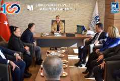 Belediye Başkani'miz Sayin Ahmet Sarikurt Ve Chp Çorlu İlçe Başkani Sayin Cüneyt Akar, Oda'mizin Konuğu Oldu