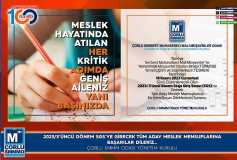 2023/3'üncü Dönem Sgs'ye Girecek Tüm Aday Meslek Mensuplarina Başarilar Dileriz...