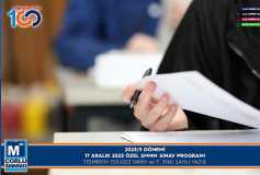 2023/3 Dönemi, 17 Aralık 2023 Özel Smmm Sınav Programı