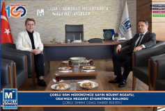 Çorlu Sgm Müdürü'müz Sayin Bülent Bozatli, Oda'miza Nezaket Ziyaretinde Bulundu