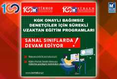 Kgk Onaylı Bağımsız Denetçiler İçin Sürekli Uzaktan Eğitim Programları Sanal Sınıflarda Devam Ediyor...