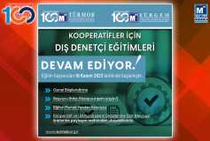 Kooperatifler İçin Diş Denetçi Eğitimleri Devam Ediyor...