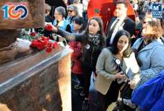 Çorlu Smmm Odasi, Ata'mizin Aramizdan Ayrilişinin 85'inci Yil Dönümü Dolayisiyla Düzenlenen Çelenk Sunma Törenine Katildi