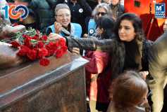 Çorlu Smmm Odasi, Ata'mizin Aramizdan Ayrilişinin 85'inci Yil Dönümü Dolayisiyla Düzenlenen Çelenk Sunma Törenine Katildi