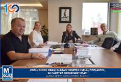 Çorlu Smmm Odasi Olağan Yönetim Kurulu Toplantisi, 02 Kasim'da Gerçekleştirildi!