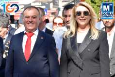 Çorlu Smmm Odasi, Cumhuriyet'imizin 100'üncü Yili Dolayisiyla Düzenlenen Çelenk Sunma Törenine Katildi