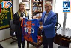 Oda Üyelerimizi Ziyaret Eden Sayin Eroğlu, Cumhuriyet'in 100. Yil Coşkusuna Katilmalari İçin Davette Bulundu