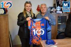 Oda Üyelerimizi Ziyaret Eden Sayin Eroğlu, Cumhuriyet'in 100. Yil Coşkusuna Katilmalari İçin Davette Bulundu