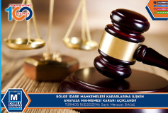 Bölge İdare Mahkemeleri Kararlarina İlişkin Anayasa Mahkemesi Karari