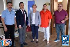 Çorlu Sgm Müdürü'müz Sayin Bülent Bozatli, Yönetim Kurulu Başkani'miz Sayin Ayşe Eroğlu'nu Ziyaret Etti