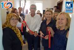 Elia Güzellik Merkezi'nin Açiliş Kurdelesini, Halef Selef Başkanlar Birlikte Kestiler