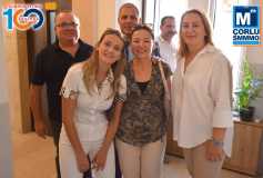 Elia Güzellik Merkezi'nin Açiliş Kurdelesini, Halef Selef Başkanlar Birlikte Kestiler