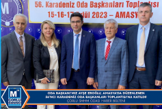 Oda Başkani'miz Ayşe Eroğlu, Amasya'da Düzenlenen 56'nci Karadeniz Oda Başkanlari Toplantisi'na Katildi