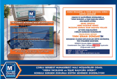 Çorlu Smmm Odasi, ''vergi İnceleme Ve İdari Başvuru Süreci'' Konulu Sürgem Zorunlu Eğitim Semineri Düzenliyor!