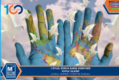 1 Eylül Dünya Bariş Günü'nüz Kutlu Olsun!