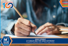 2023/3 Dönemi, 2-11 Aralık 2023 Ymm Sınav Duyurusu
