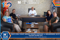 İşkur Çorlu Hizmet Merkezi Müdürü Moğulkoç Ve Beraberindeki Heyet, Oda'mizi Ziyaret Etti