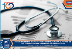 Deprem Bölgesinde Bulunan Sağlık Hizmet Sunucuları 24 Ay Süre İle Tecil Ve Taksitlendirme Hakkından Yararlanabilecek