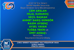 2023 Yılı 1'inci Dönem Smmm Yeterlilik Sınavı'nda Başarı Gösteren Genç Meslektaşlarımızı Tebrik Eder, Başarılarının Devamını Dileriz.