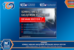 Sürekli Mesleki Geliştirme Eğitimleri Devam Ediyor...