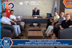 Türkkan Yeminli Mali Müşavirlik, Denetim Ve Danişmanlik Hizmetleri A.ş.'den, Oda'miz Yönetim Kurulu Başkani Sayin Ayşe Eroğlu'na Ziyaret