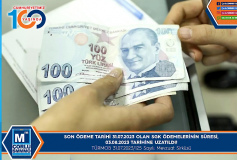 Son Ödeme Tarihi 31.07.2023 Olan Sgk Ödemelerinin Süresi 03.08.2023 Tarihine Uzatıldı