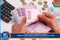 1 Temmuz 2023 Tarihinden İtibaren Vergiden İstisna Kıdem Tazminatı Tutarının Yeni Tutarı