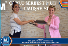 Oda'miz, Özel Çorlu Florya Anaokulu İle Eğitim Ve Öğretim İşbirliği Protokolü İmzaladi