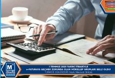 1 Temmuz 2023 Tarihi İtibariyle E-Faturaya Geçmek Zorunda Olan Mükellef Gruplari