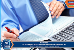 Mali Tatil 4-20 Temmuz 2023 Tarihleri Arasinda Uygulaniyor