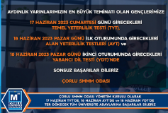 Yükseköğretim Kurumlari Sinavina Girecek Adaylara, Başarilar Dileriz!