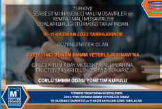 Smmm Yeterlilik Sinavi'na Girecek Tüm Adaylara Başarilar Dileriz!