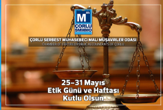 25-31 Mayıs Etik Günü Ve Haftası Kutlu Olsun