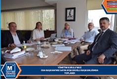 Yönetim Kurulu'muz, Oda Başkani'miz Sayin Ayşe Eroğlu Başkanliğinda Toplandi